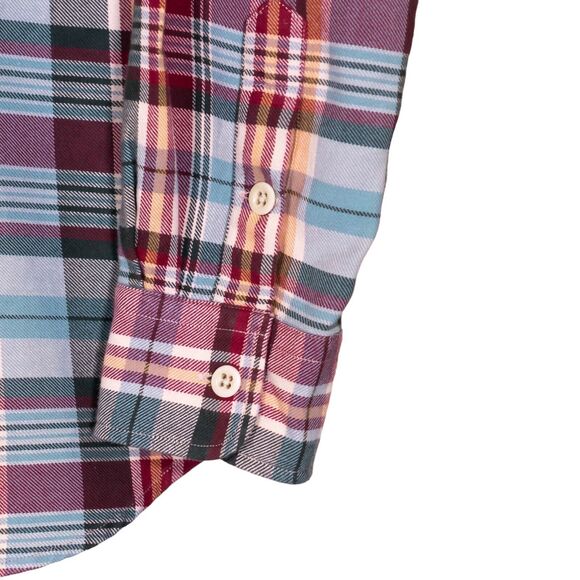 Ralph Lauren Women's Shirt Button Up Multicolor Plaid Classic Fit Blouse Top 10 - Picture 9 of 9